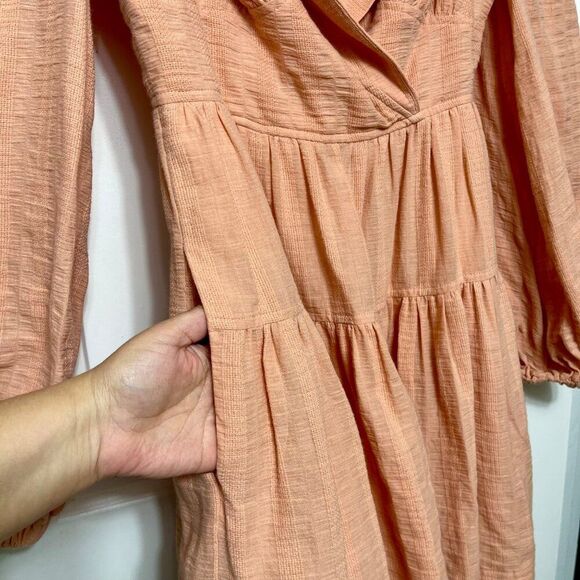 JONATHAN SIMKHAI Bahari Off Shoulder Mini Dress in Sorbet Size S - Picture 6 of 9